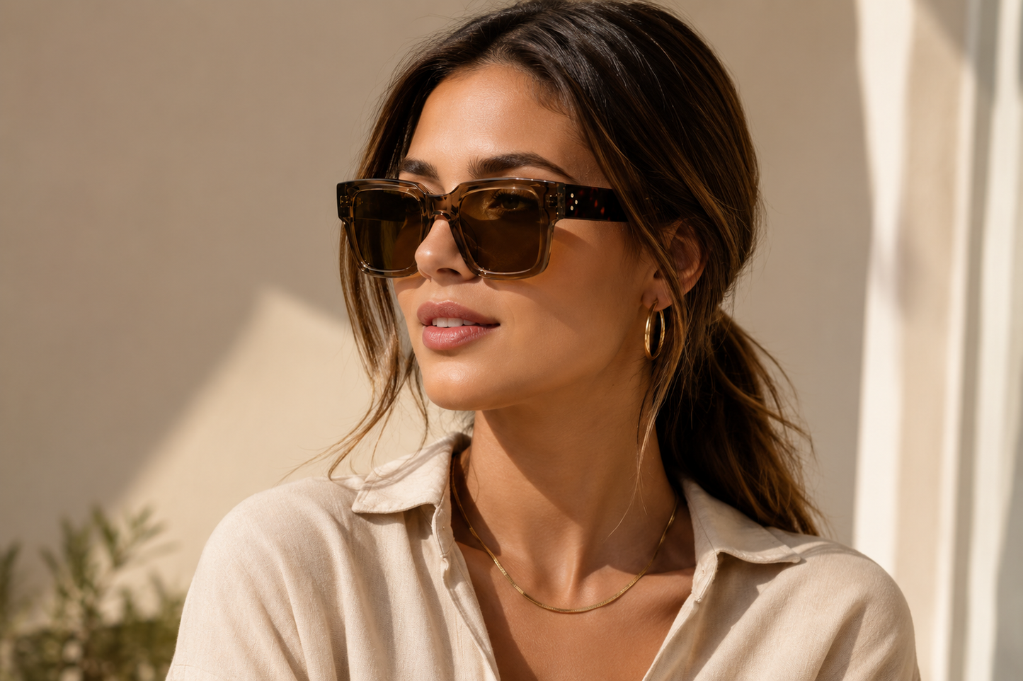 Lentes de sol para mujer con diseño elegante