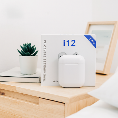 Audífonos i12 TWS: Libertad inalámbrica en tus oídos