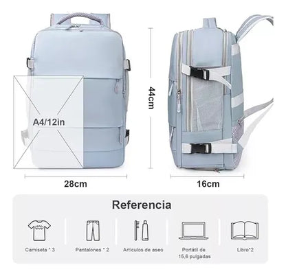 Mochila Viaje USB Equipaje De Mano