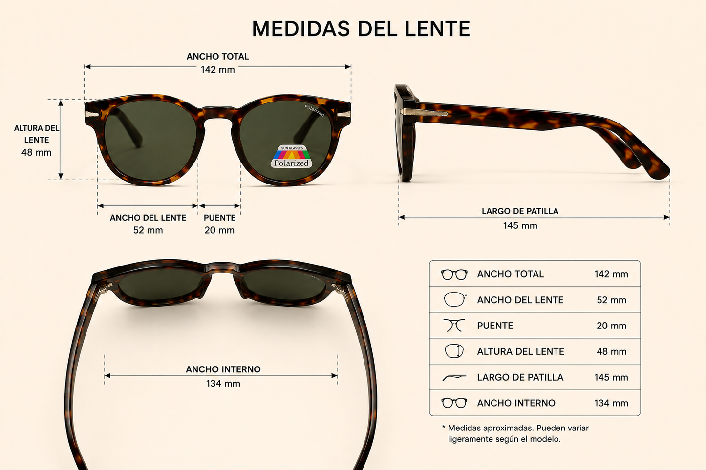 Lentes de sol de Mujer