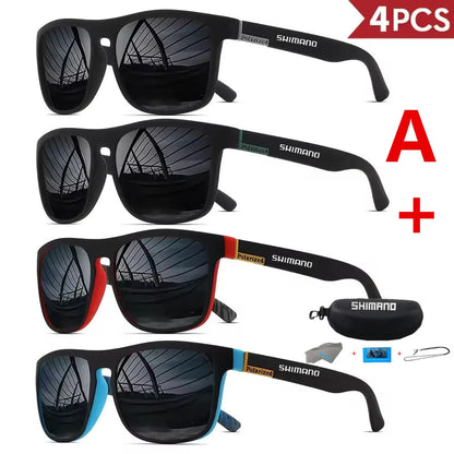 Gafas de sol polarizadas cuadradas clásicas unisex para deportes al aire libre, pesca, caza, ciclismo, conducción, montañismo, antirreflejos UV400.