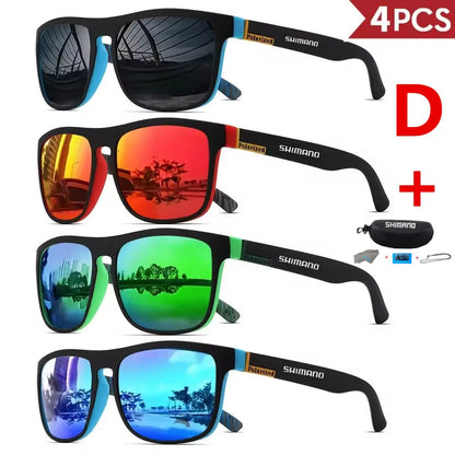 Gafas de sol polarizadas cuadradas clásicas unisex para deportes al aire libre, pesca, caza, ciclismo, conducción, montañismo, antirreflejos UV400.