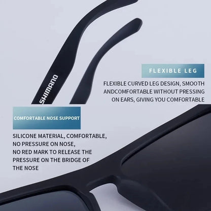 Gafas de sol polarizadas cuadradas clásicas unisex para deportes al aire libre, pesca, caza, ciclismo, conducción, montañismo, antirreflejos UV400.