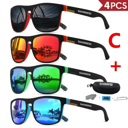 Gafas de sol polarizadas cuadradas clásicas unisex para deportes al aire libre, pesca, caza, ciclismo, conducción, montañismo, antirreflejos UV400.